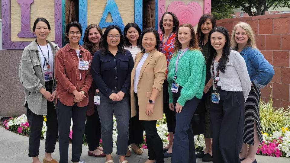 CHLA Pharmacy residents pose together for group picture