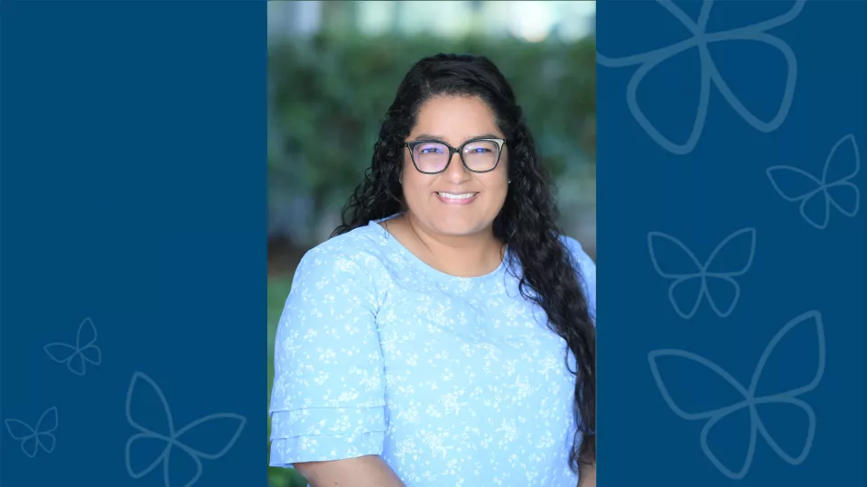 Professional headshot of Postdoctoral Fellow Erika Garcia Mora, PhD.