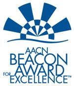 Logo for AACN Beacon Award for Excellence