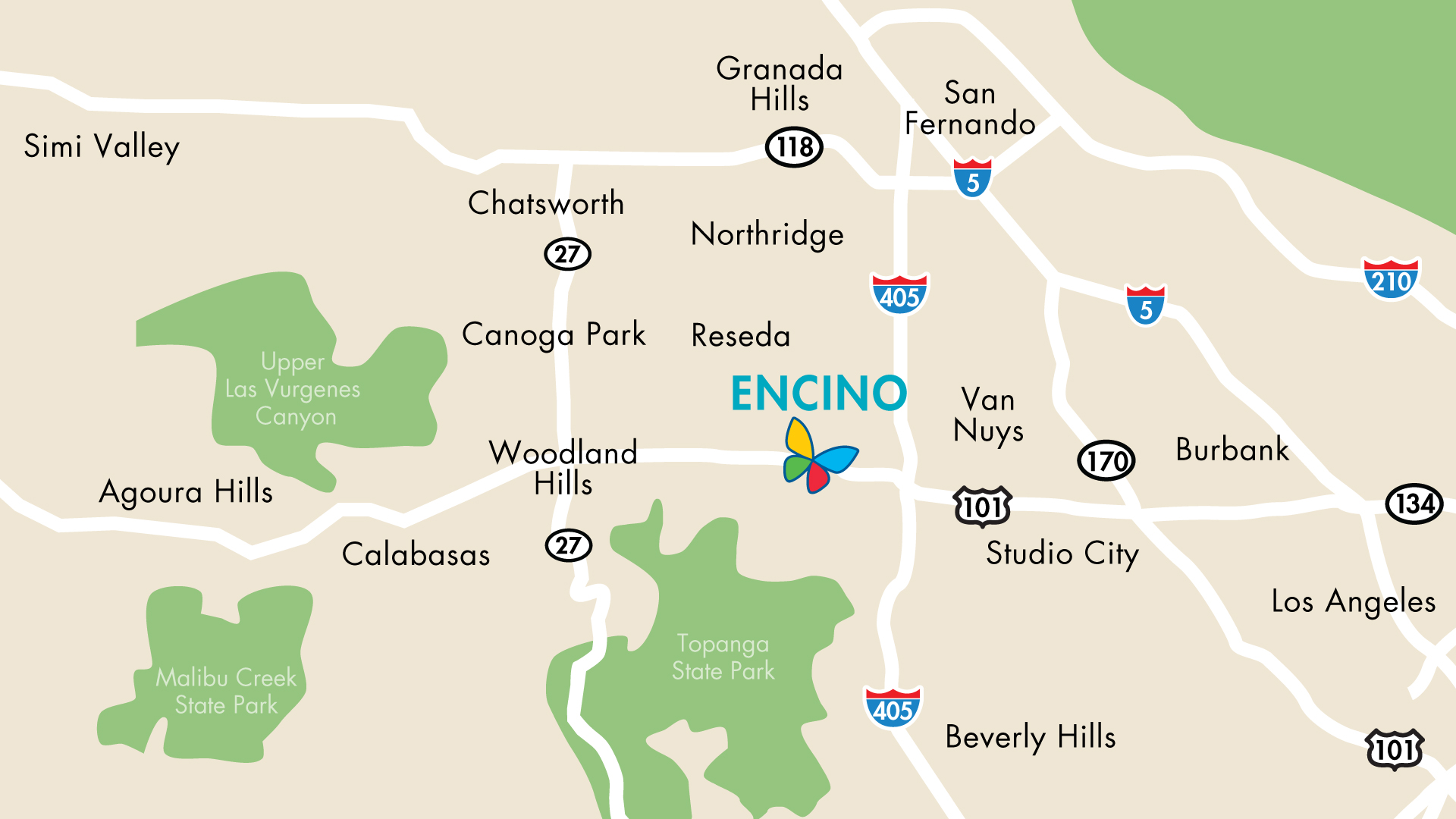 encino ca directions